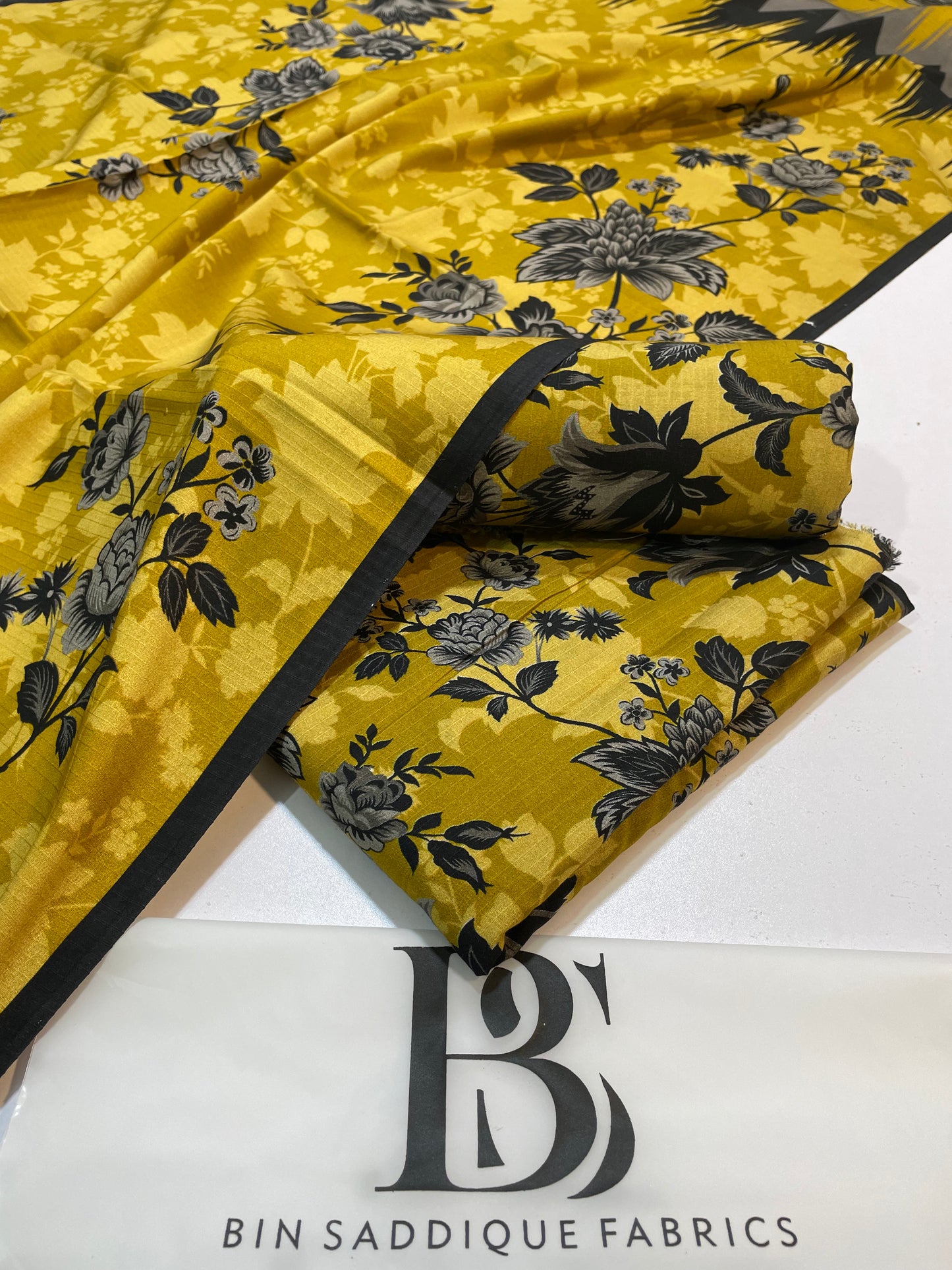 Bana Doria Linen – All Over Printed 3 Piece Suit