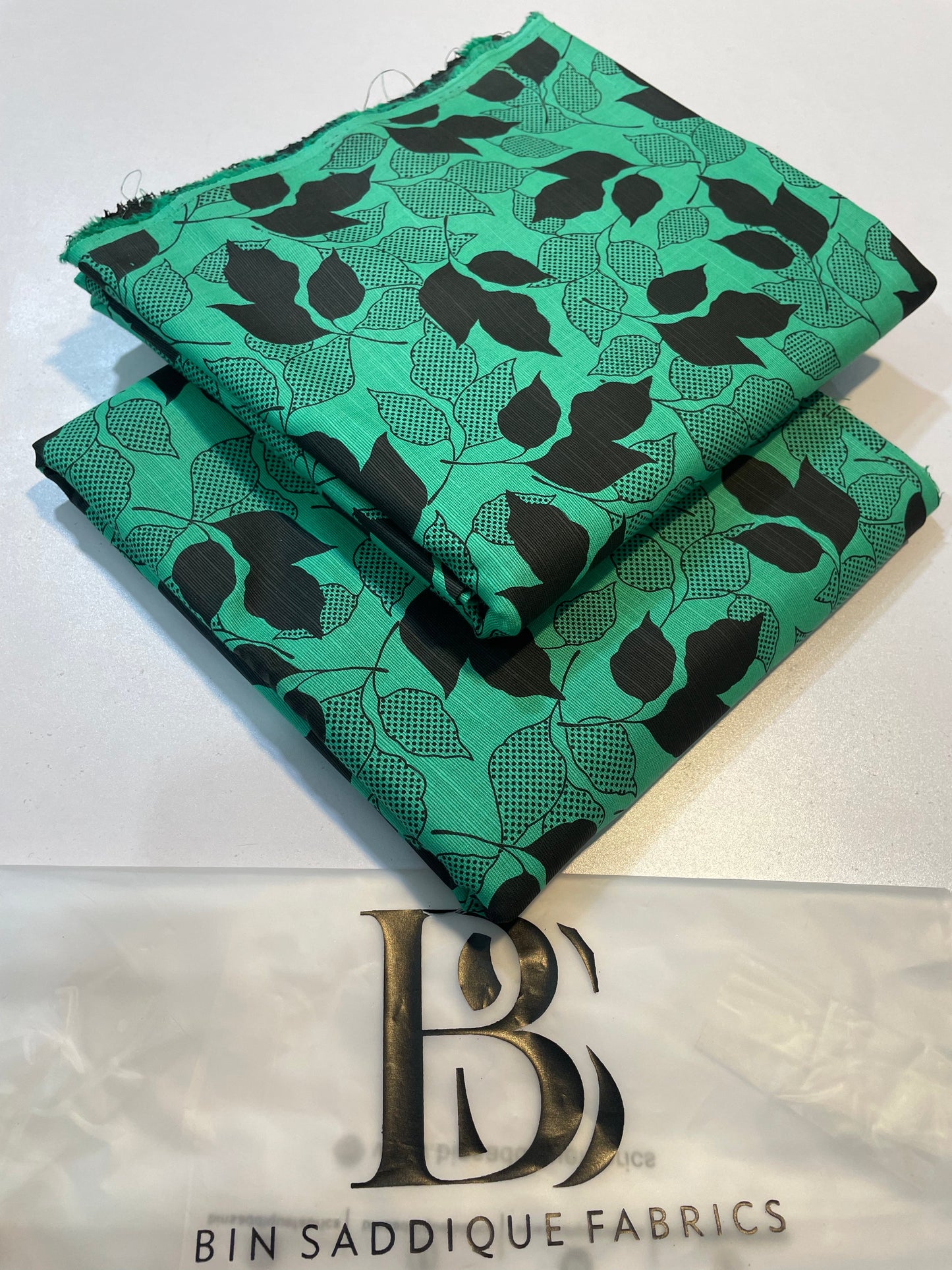 Khaddar 2 Piece Unstitched Suit in Dark Sea Green