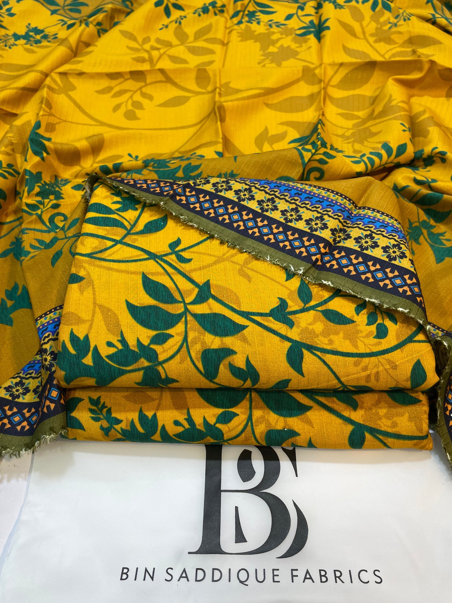 Bana Doria Linen – All Over Printed 3 Piece Suit